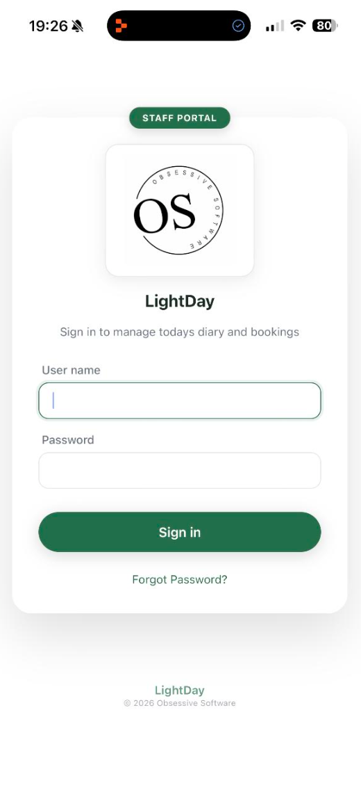 LightDay mobile app